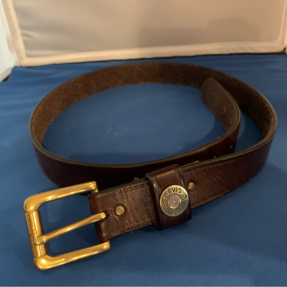 Orvis 12GA 1856 Leather Belt